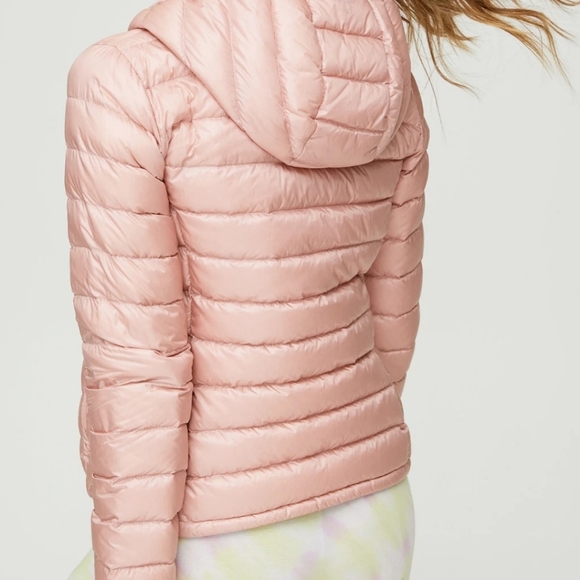 Tna Botanie Puffer Packable Women's goose-down puffer Hooded jacket SM Hot Pink - Picture 12 of 12